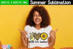 Peace love sunshine- summer sublimation quote Product Image 2