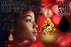Charming TEARDROP Earrings Design, Leopard Prints Product Image 1