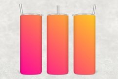 Ombre Gradient Tumbler Wrap Sublimation Product Image 1