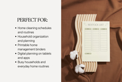 Freezer, Fridge, Pantry Inventory and Restock List Printable Product Image 5