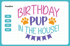 20 Cute Birthday Dog Bandana Quote SVG Bundle Product Image 4