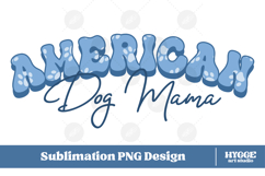 American Dog Mama Papa 4th of July USA Paw DTF PNG Bundle Product Image 2