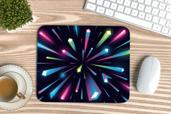 Happy New Year PNG Mouse Pad,Festive New Year's Eve 2026 PNG Product Image 1