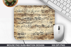Vintage Mouse Pad Sublimation PNG Design - Mouse Pad PNG Product Image 1