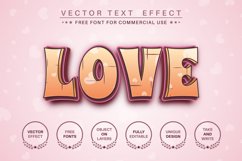 Loving Love - editable text effect, font style Product Image 1