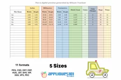 Police Car Embroidery Applique Design - Cars Product Image 2