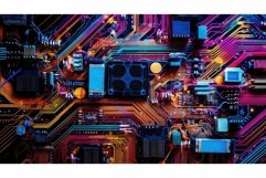 circuitry technology colorful Product Image 1