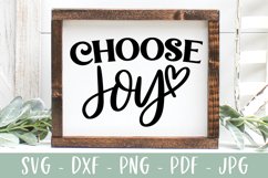 Choose Joy - Positivity Saying SVG Product Image 1