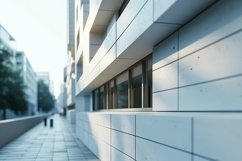 Sign Board Mockup Commercial Building Fascia Aluminium Metal Product Image 1