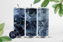 Blue Water Splash Texture | Liquid Abstract Background Product Image 2