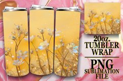 Glamorous Leopard Pattern Tumbler Wrap: Sublimation - 20oz Product Image 1