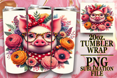 RADIANT ESCAPES 20oz TUMBLER WRAP, Cute Animals Product Image 1