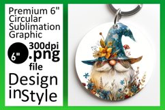 Vibrant Gnome Sublimation Circle Ensemble Product Image 1