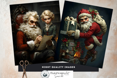 Dark &amp; Moody Christmas Gothic Junk Journal Printable Papers Product Image 7