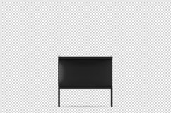 Isometric Arm Chair 3D isolated render Product Image 1