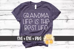Grandma Life Is The Best Life - Grandma SVG File Product Image 1
