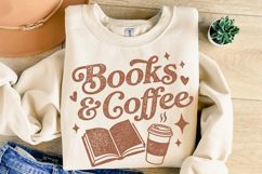 Books and Coffee PNG Book Lover Reading Product Image 7