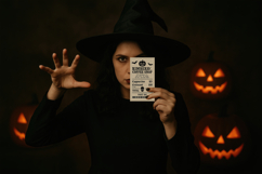 Spooky Halloween Receipt PNG|Funny Printable &amp; Sublimation Product Image 3