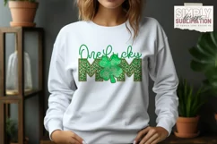 Faux Embroidery | One Lucky Mom| St. Patrick’s Day Png Product Image 2