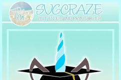 Unicorn Face With Graduation Cap Seniors of 2019 SVG Product Image 4