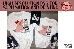 This Little Piggy Stayed Home Mask Sublimation Product Image 1