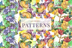 Hand-drawn watercolor flowers and bouquets png Product Image 5