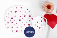 Coffee Mug & Rounded Square Plate Mockup Valentine's Day PSD Product Image 4