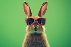 funny bunny with glasses Product Image 1