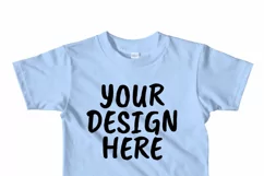 American Apparel 2105W Kids T-shirt Mock Ups - 10|PNG Product Image 11
