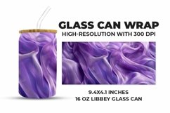 Purple Silk Glass Can Wrap Product Image 1