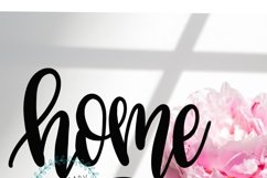 Home - Hand lettered SVG Product Image 1