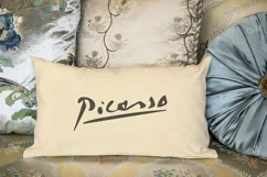 Lumbar Cushion, Pillow Mock-up 'Picasso', PSD+JPEG Product Image 3