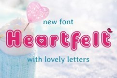 Web Font Heartfelt Product Image 1