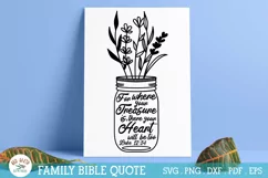 Inspirational Family Bible Quote SVG Product Image 3