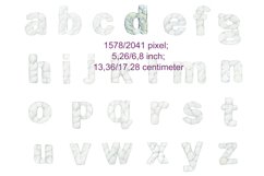 Alphabet watercolor, Hand painted letters, Hand painted Alph Product Image 6