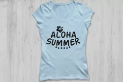 Aloha Summer SVG, Beach SVG, Summer SVG Habiscus Svg, Summer Product Image 2