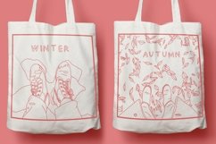 Seasons sublimation illustrations 4 pngs Product Image 3