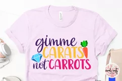 Gimme carats not carrots - Easter SVG EPS DXF PNG File Product Image 3