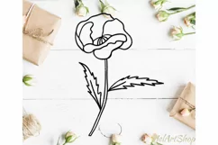 Poppy svg, poppies flowers svg Product Image 1