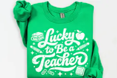 Lucky To Be A Teacher svg | St Patricks Day Teacher svg Product Image 3