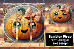 GRACEFUL 20oz Tumbler Wrap for DIY , Cute Pumpkin Product Image 1