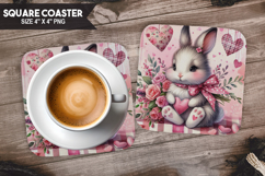 Holiday Themes Square Coaster Bundle, Festive Coaster PNG Product Image 11