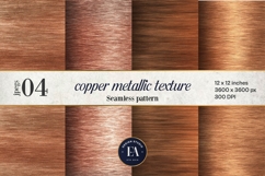 Copper Metallic Texture | Brushed Foil Background Product Image 1