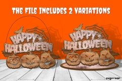 Happy Halloween Laser Cut | 3D Layered SVG | Glowforge Product Image 6
