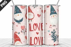 Lovely Hearts Tumbler Design | Valentine's Day Tumbler Wrap Product Image 4