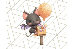 Halloween Neighborhood Clipart PNG for Trick or Treat Product Image 3