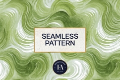 Watercolor Matcha Pattern, Green Wash Texture Product Image 3