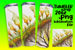 EXCLUSIVE 20oz Tumbler Design , Flowers Product Image 1