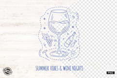 Doodle Summer Wine Clipart Product Image 1