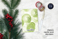 Watercolor Matcha Pattern, Green Wash Texture Product Image 4